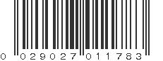 UPC 029027011783