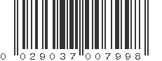 UPC 029037007998