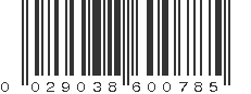 UPC 029038600785