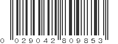 UPC 029042809853