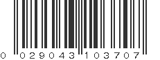 UPC 029043103707