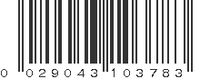 UPC 029043103783