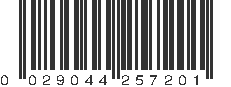 UPC 029044257201