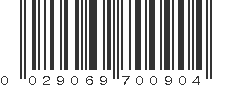 UPC 029069700904