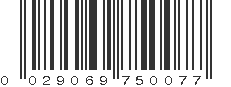 UPC 029069750077