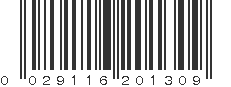 UPC 029116201309