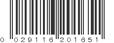 UPC 029116201651