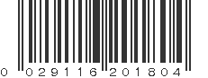 UPC 029116201804