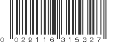 UPC 029116315327