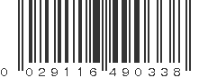 UPC 029116490338