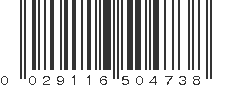 UPC 029116504738