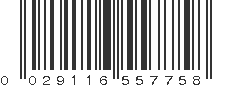 UPC 029116557758