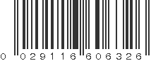 UPC 029116606326