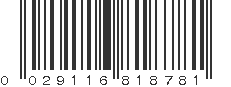 UPC 029116818781