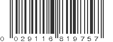 UPC 029116819757