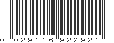 UPC 029116922921