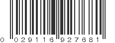 UPC 029116927681