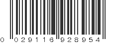 UPC 029116928954