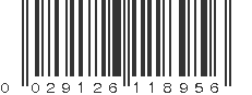 UPC 029126118956