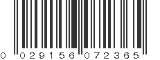 UPC 029156072365