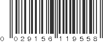 UPC 029156119558