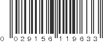 UPC 029156119633