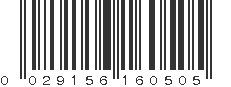 UPC 029156160505