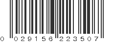 UPC 029156223507