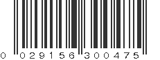 UPC 029156300475