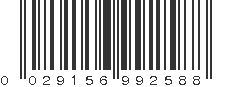 UPC 029156992588