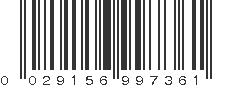 UPC 029156997361