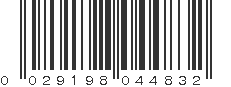 UPC 029198044832