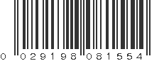 UPC 029198081554