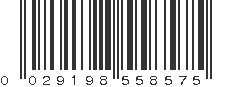 UPC 029198558575