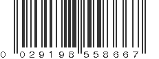 UPC 029198558667