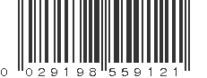 UPC 029198559121