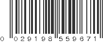 UPC 029198559671