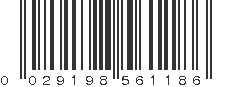 UPC 029198561186