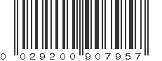 UPC 029200907957