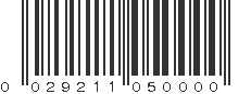 UPC 029211050000