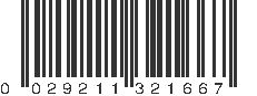 UPC 029211321667