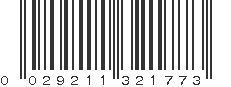 UPC 029211321773