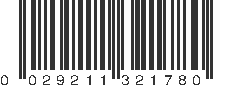 UPC 029211321780