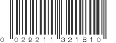 UPC 029211321810