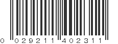 UPC 029211402311