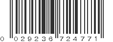 UPC 029236724771