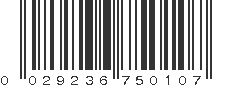 UPC 029236750107