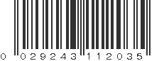 UPC 029243112035