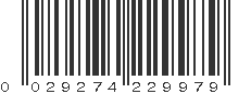 UPC 029274229979