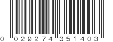 UPC 029274351403